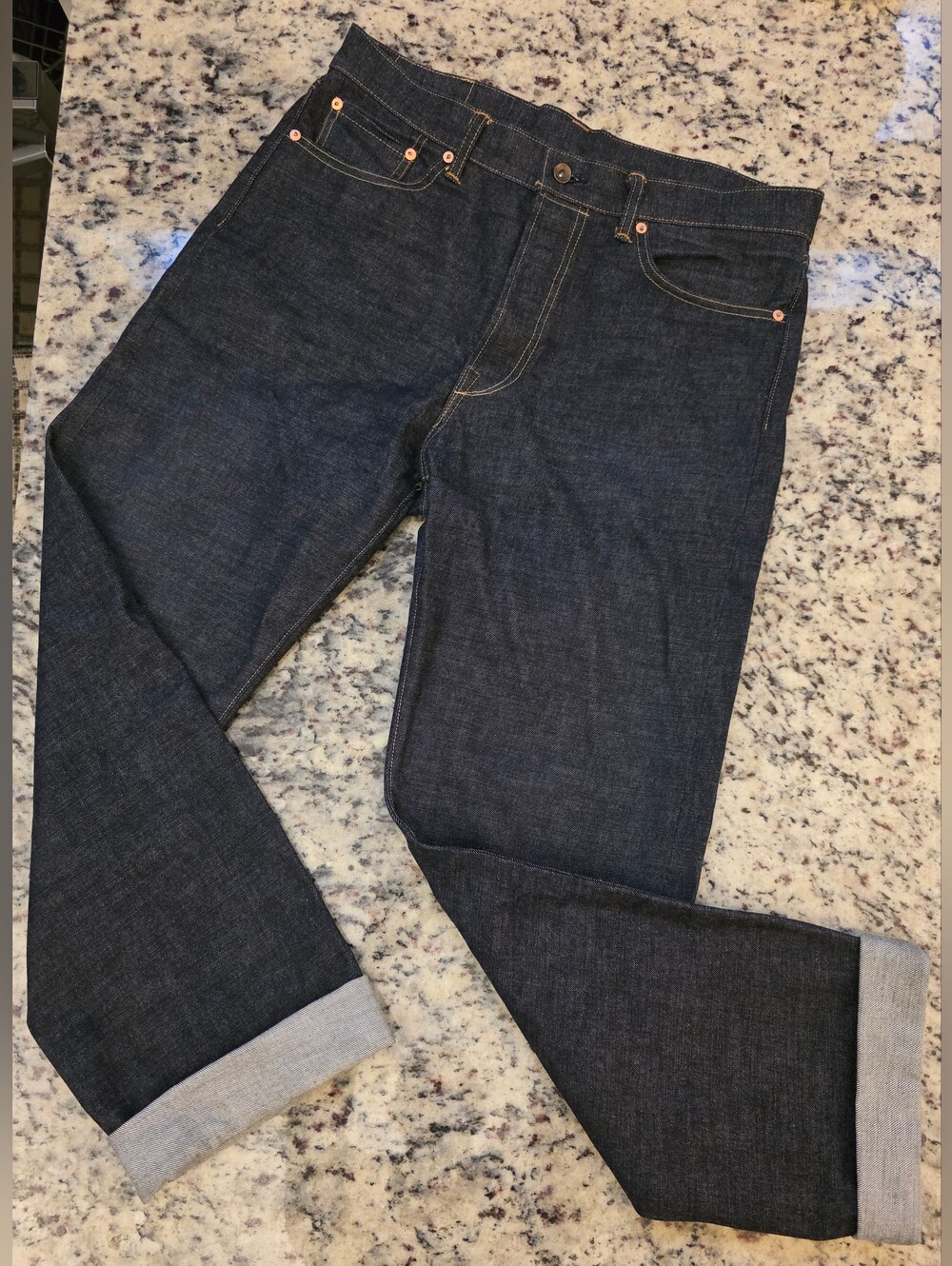 Non Stock 15oz Selvedge Indigo 66501 Raw Denim Vintage Fit Jeans
